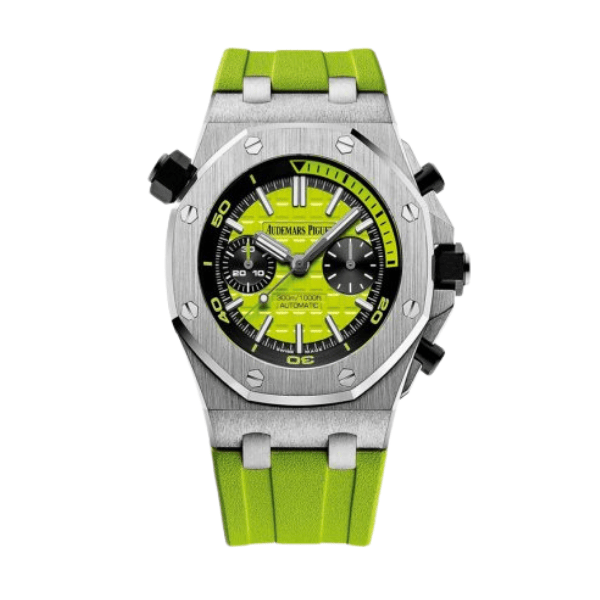 Super Clone Audemars Piguet Royal Oak Offshore Diver Chronograph in Green 26703ST 42mm