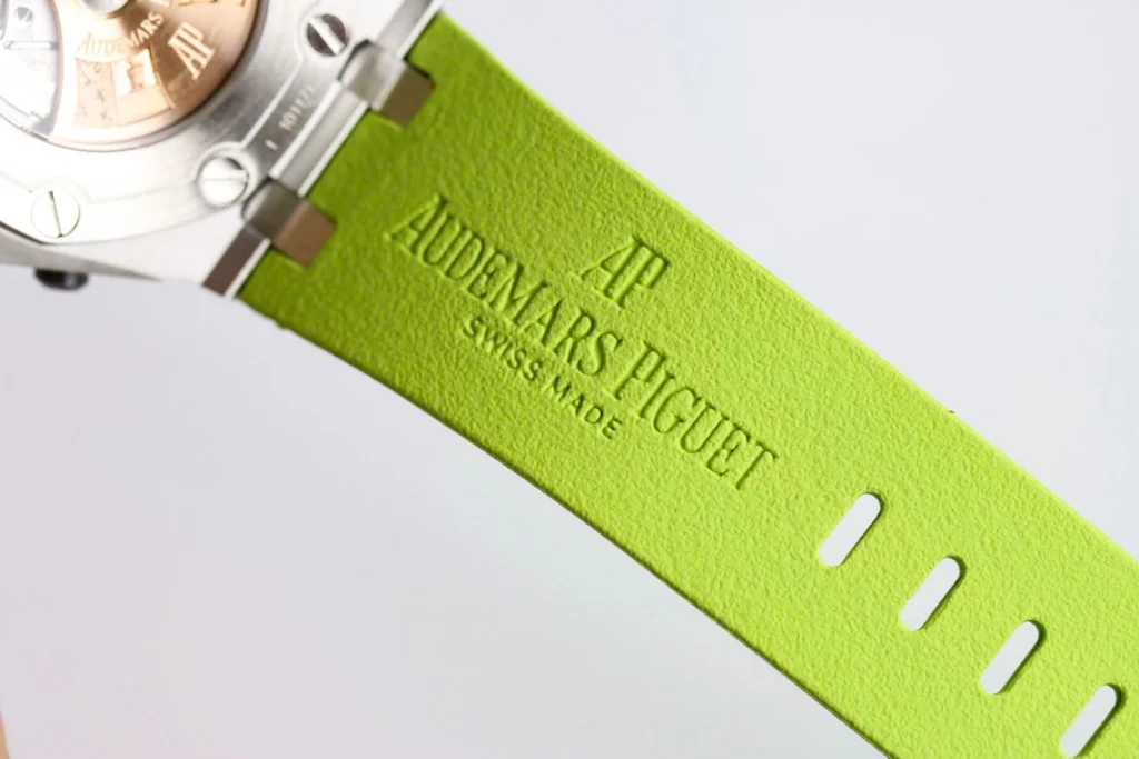 Super Clone Audemars Piguet Royal Oak Offshore Diver Chronograph in Green 26703ST 42mm — view 10