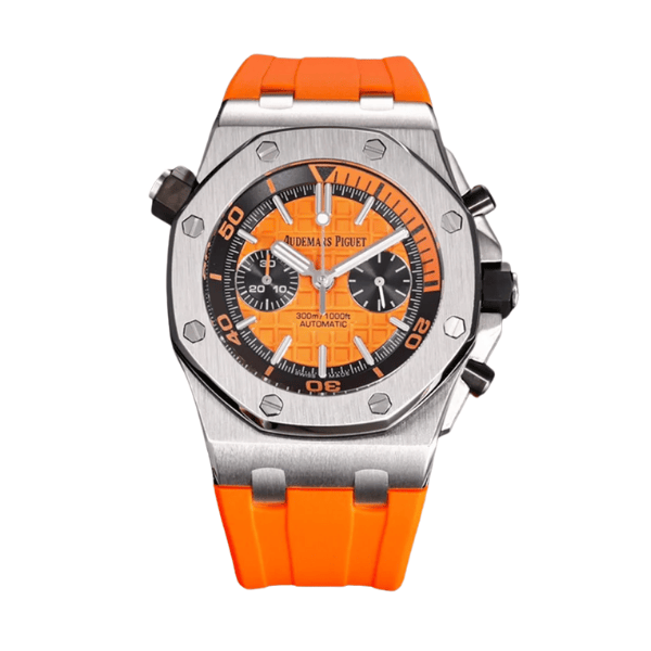 Super Clone Audemars Piguet Royal Oak Offshore Diver Chronograph in Orange 26703ST 42mm
