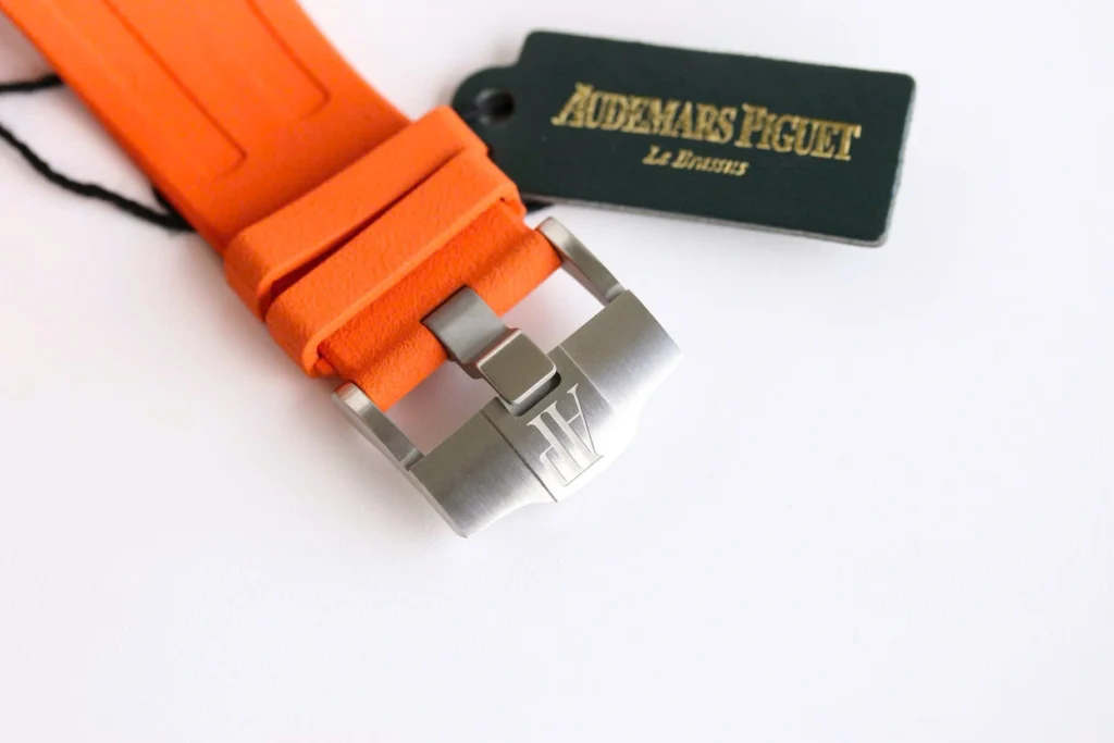 Super Clone Audemars Piguet Royal Oak Offshore Diver Chronograph in Orange 26703ST 42mm — view 10