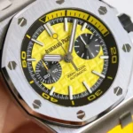 Super Clone Audemars Piguet Royal Oak Offshore Diver Chronograph in Yellow 26703ST 42mm — bracelet detail