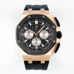 Super Clone Audemars Piguet Royal Oak Offshore Rose Gold 26420ST 42mm Black Dial