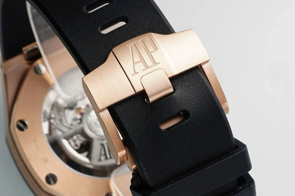 Super Clone Audemars Piguet Royal Oak Offshore Rose Gold 26420ST 42mm Black Dial — view 9