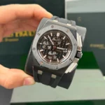 Super Clone Audemars Piguet Royal Oak Offshore Selfwinding Chronograph 26405CE.OO.A002CA.02 Ceramic – — bracelet detail