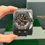 Super Clone Audemars Piguet Royal Oak Offshore Selfwinding Chronograph 26405CE.OO.A002CA.02 Ceramic – — side profile