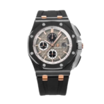 Super Clone Audemars Piguet Royal Oak Offshore Selfwinding Chronograph Black 26415CE 44mm Grey Dial –