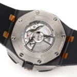Super Clone Audemars Piguet Royal Oak Offshore Selfwinding Chronograph Black 26415CE 44mm Grey Dial – — movement / caseback view