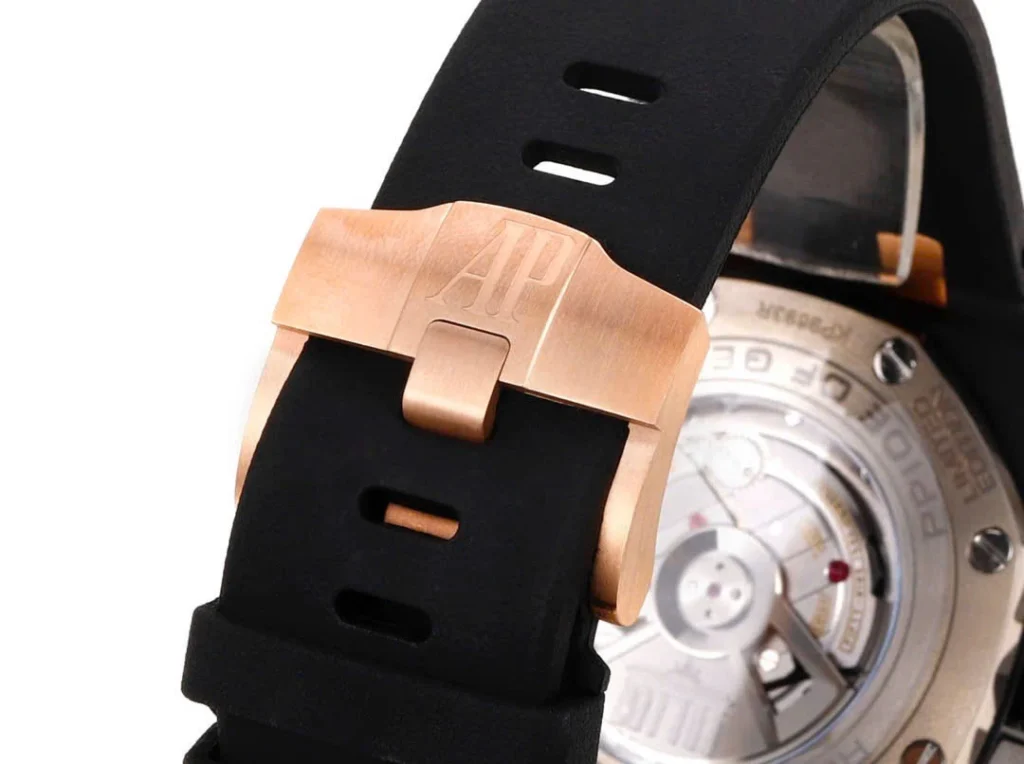 Super Clone Audemars Piguet Royal Oak Offshore Selfwinding Chronograph Black 26415CE 44mm Grey Dial – — view 9