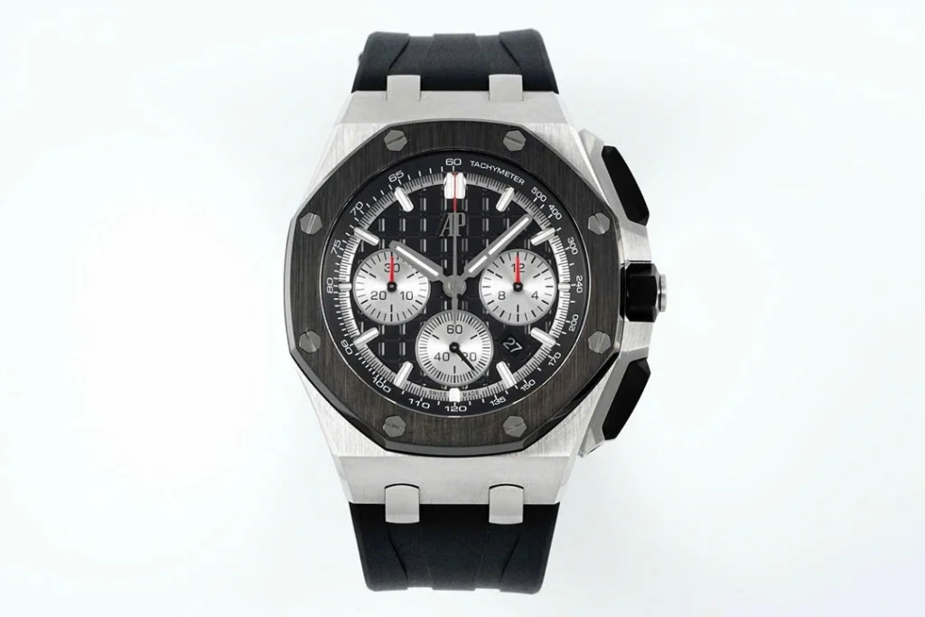 Super Clone Audemars Piguet Royal Oak Offshore Steel 26420ST 42mm Black Dial –