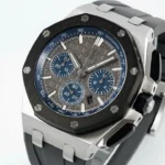 Super Clone Audemars Piguet Royal Oak Offshore Steel 26420ST 42mm Grey Dial — case and bezel