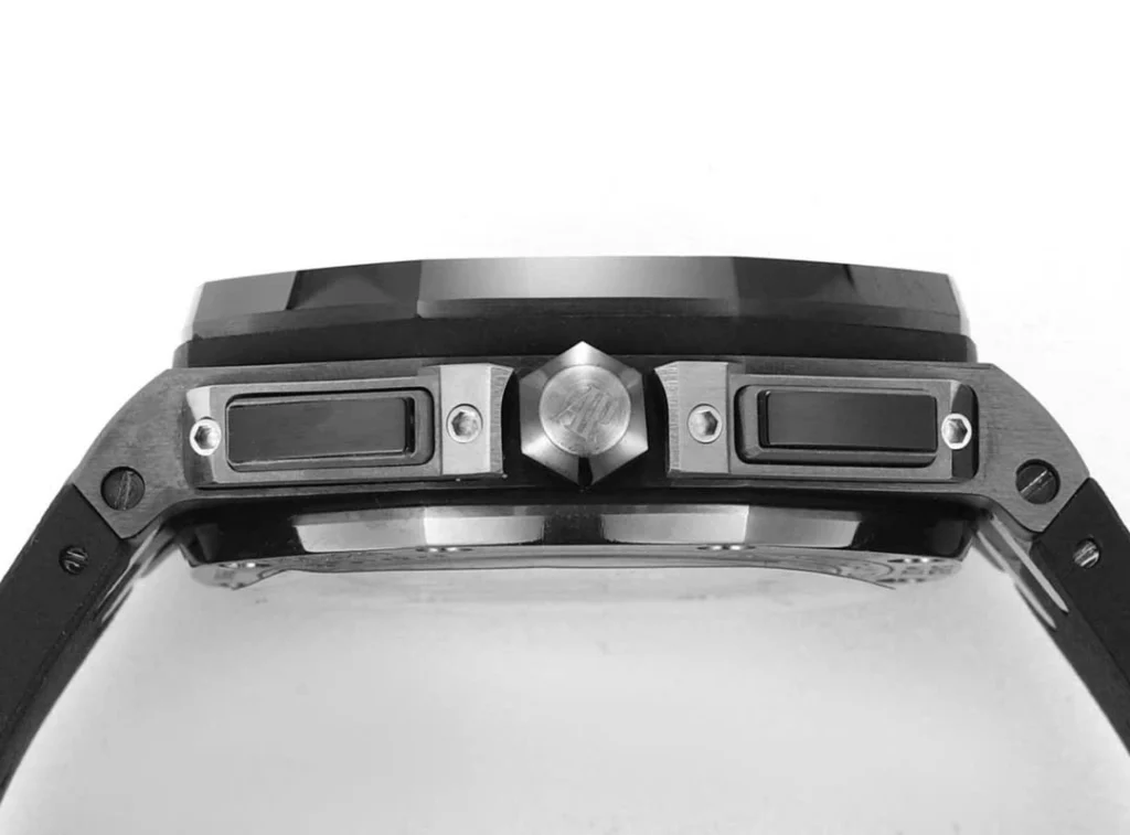 Super Clone Audemars Piguet Royal Oak Offshore in Black 26405CE 44mm – — clasp and links
