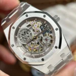 Super Clone Audemars Piguet Royal Oak Openworked Extra-Thin 16204ST.OO.1240ST.01 39mm — side profile