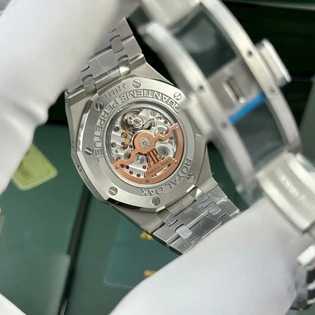 Super Clone Audemars Piguet Royal Oak Perpetual Calendar 26574ST.OO.1220ST.03 41mm — movement / caseback view