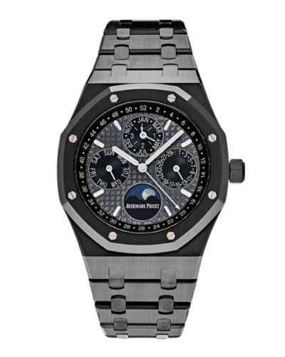 Super Clone Audemars Piguet Royal Oak Perpetual Calendar 26579CE.OO.1225CE.01 Black Ceramic 41mm