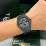 Super Clone Audemars Piguet Royal Oak Perpetual Calendar 26579CE.OO.1225CE.01 Black Ceramic 41mm — case and bezel