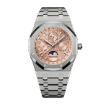 Super Clone Audemars Piguet Royal Oak Perpetual Calendar 26615Ti limited edition Salmon dial 41mm –