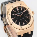 Super Clone Audemars Piguet Royal Oak Selfwinding 15400OR 41mm Rose Gold Steel — case and bezel