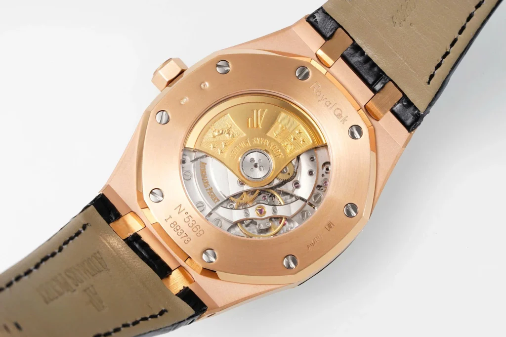Super Clone Audemars Piguet Royal Oak Selfwinding 15400OR 41mm Rose Gold Steel — view 9