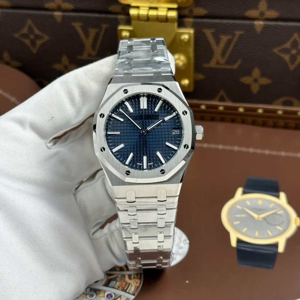 Super Clone Audemars Piguet Royal Oak 41mm Steel Bracelet Steel — case and bezel