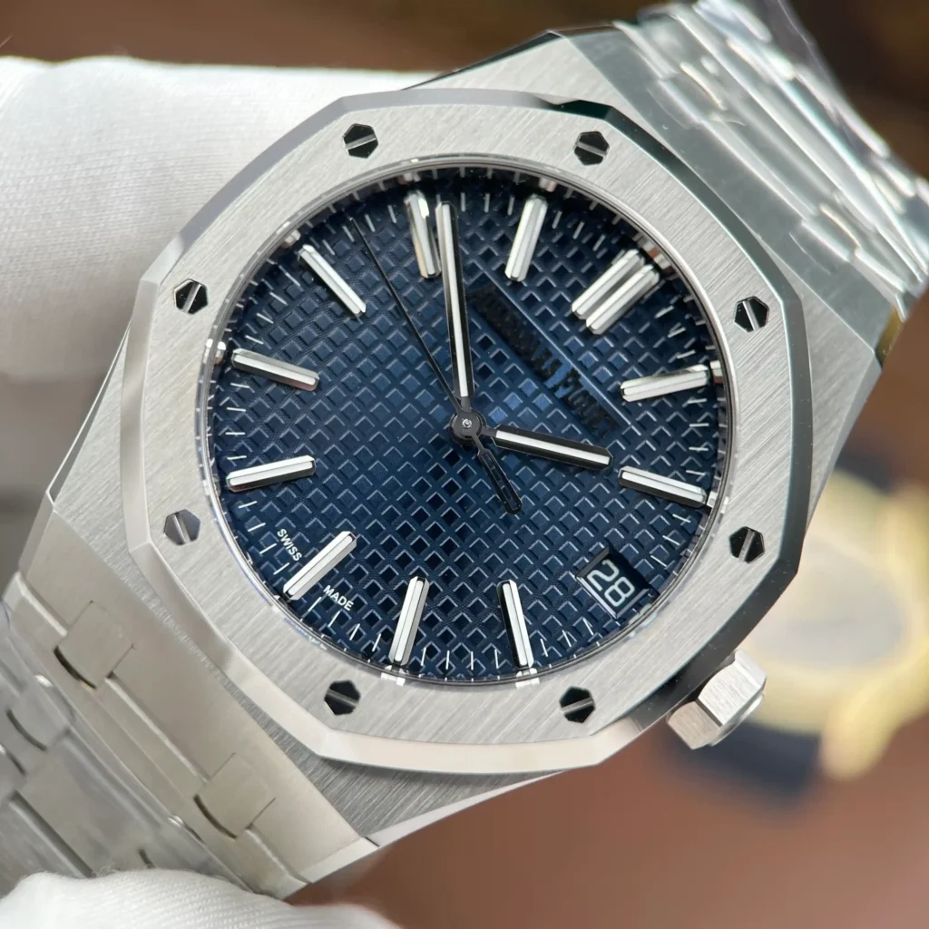 Super Clone Audemars Piguet Royal Oak 41mm Steel Bracelet Steel — side profile