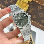 Super Clone Audemars Piguet Royal Oak 41mm Steel Bracelet Steel — dial close-up