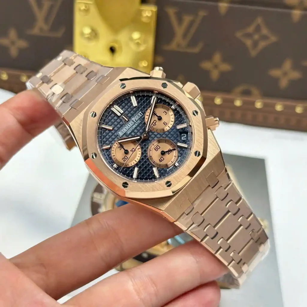 Super Clone Audemars Piguet Royal Oak 41mm Steel Bracelet Steel — case and bezel