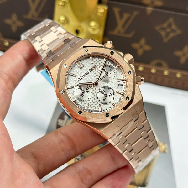 Super Clone Audemars Piguet Royal Oak 41mm Steel Bracelet Steel — case and bezel