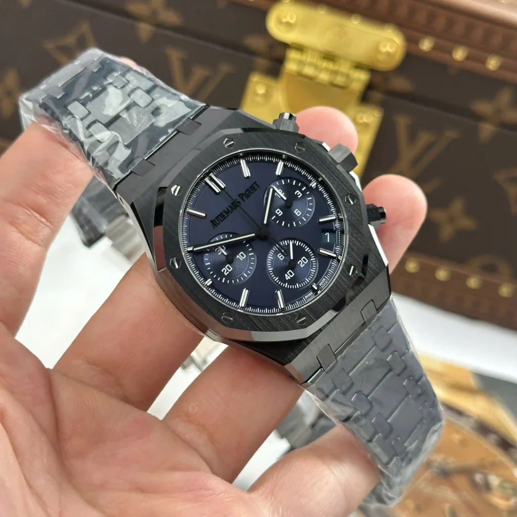 Super Clone Audemars Piguet Royal Oak Selfwinding Chronograph “One Drop” 26240CE.OO.1225CE.98 41mm – — case and bezel