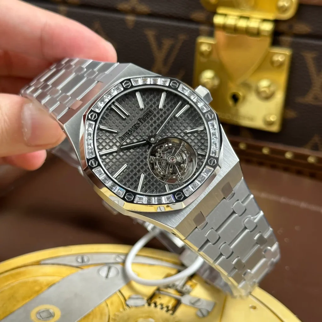 Super Clone Audemars Piguet Royal Oak Selfwinding Flying Tourbillon 26516PT.ZZ.1220PT.01 — case and bezel