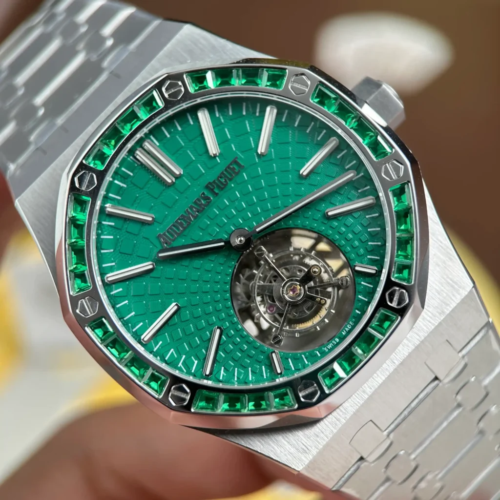 Super Clone Audemars Piguet Royal Oak Selfwinding Flying Tourbillon 26532IC.EE.1220TI.01 41mm – Cuttomize Version — bracelet detail