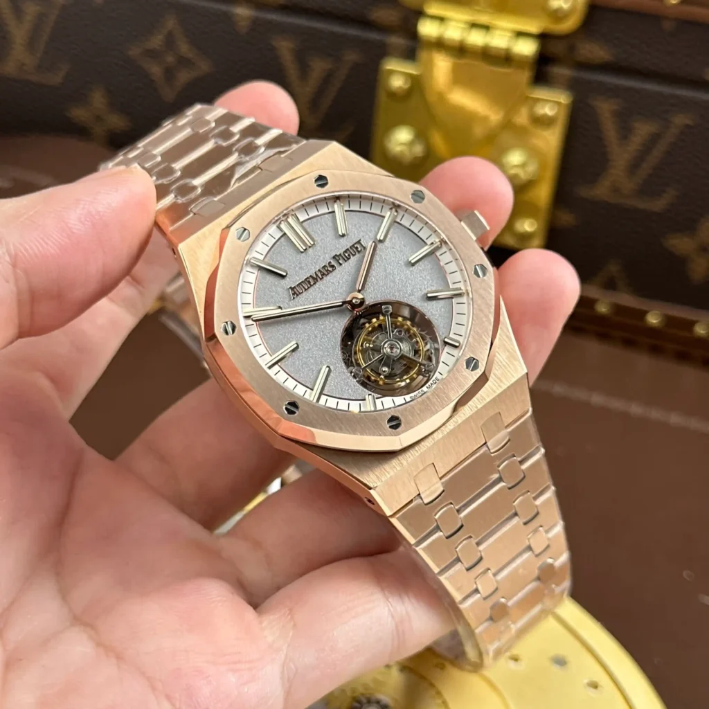 Super Clone Audemars Piguet Royal Oak Selfwinding Flying Tourbillon 26730OR.OO.1320OR.05 41mm — bracelet detail
