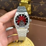 Super Clone Audemars Piguet Royal Oak Selfwinding Flying Tourbillon 26730ST.OO.1320ST.05 41mm — dial close-up
