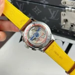 Super Clone Breitling 42mm Steel — movement / caseback view