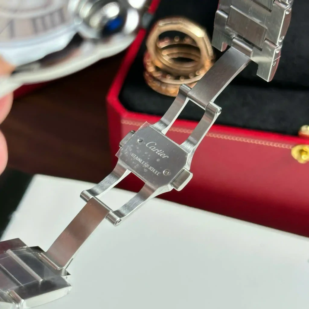 Super Clone Cartier 42mm Steel — view 11