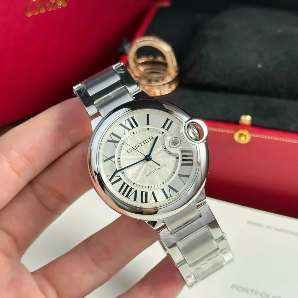 Super Clone Cartier 42mm Steel — case and bezel