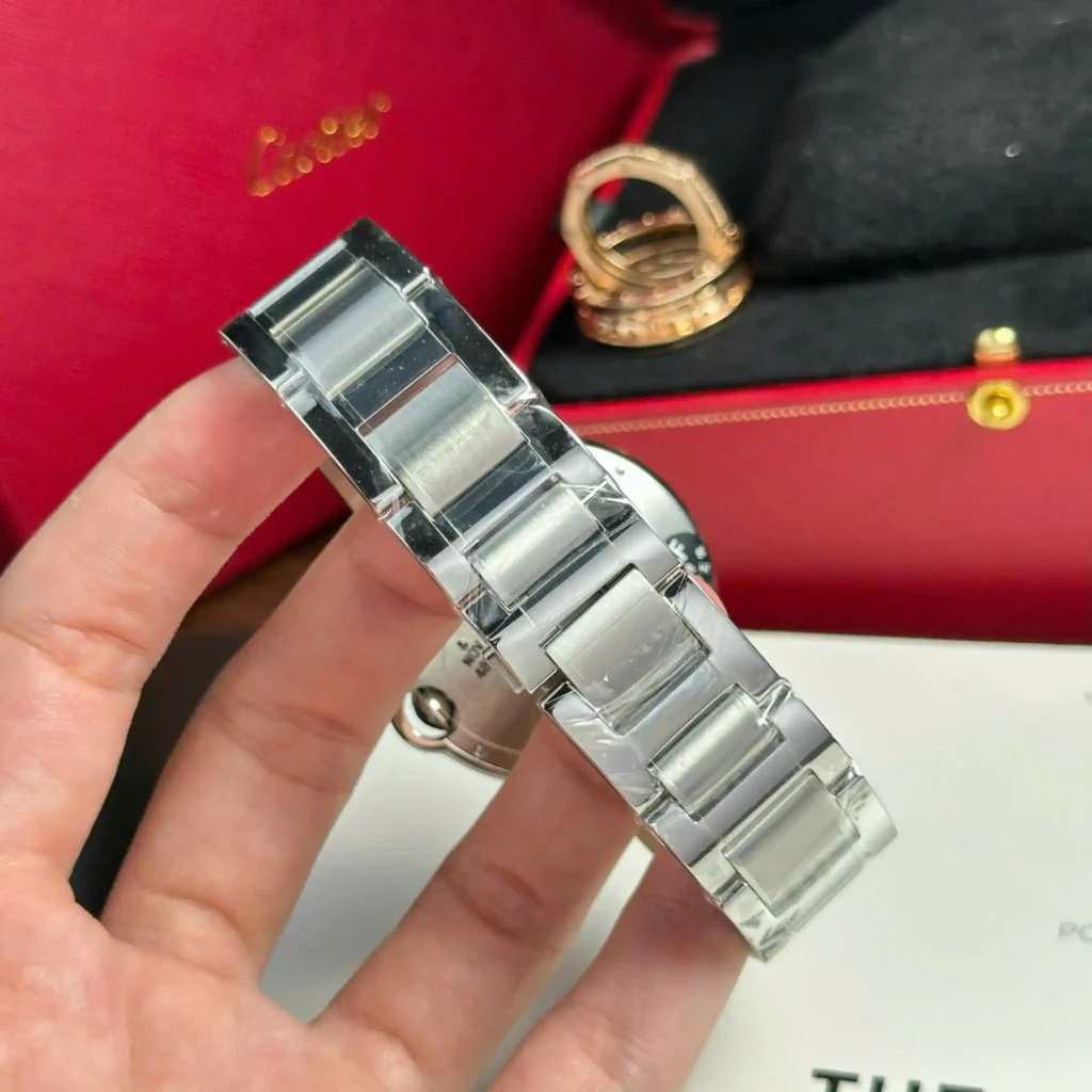 Super Clone Cartier 42mm Steel — view 9