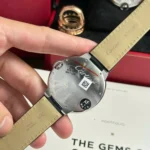 Super Clone Cartier 42mm Steel — movement / caseback view