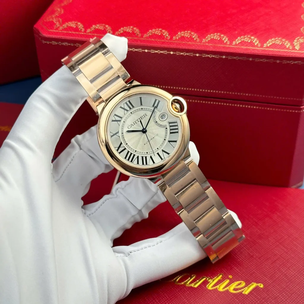 Super Clone Cartier 42mm Steel — case and bezel