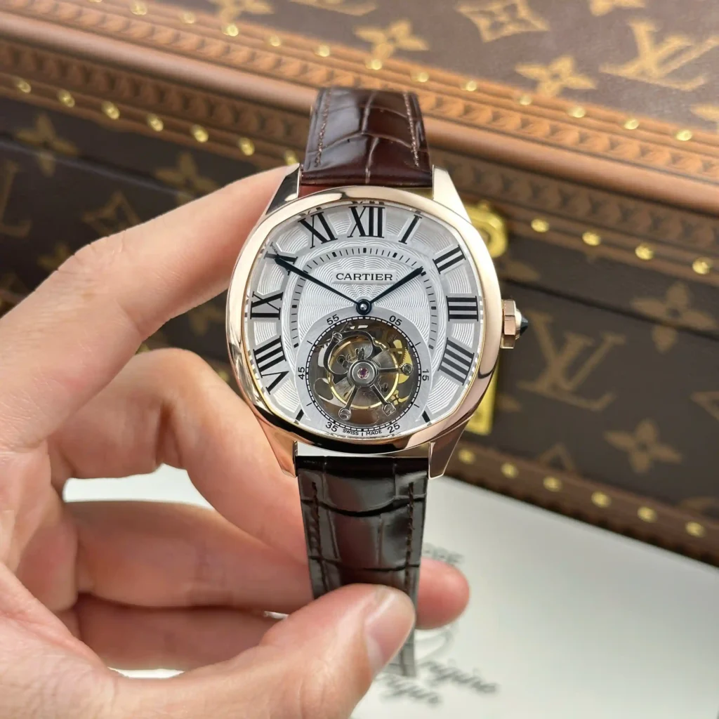 Super Clone Cartier 47mm Steel — case and bezel