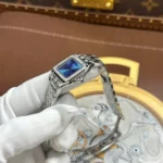 Super Clone Cartier Steel — dial close-up