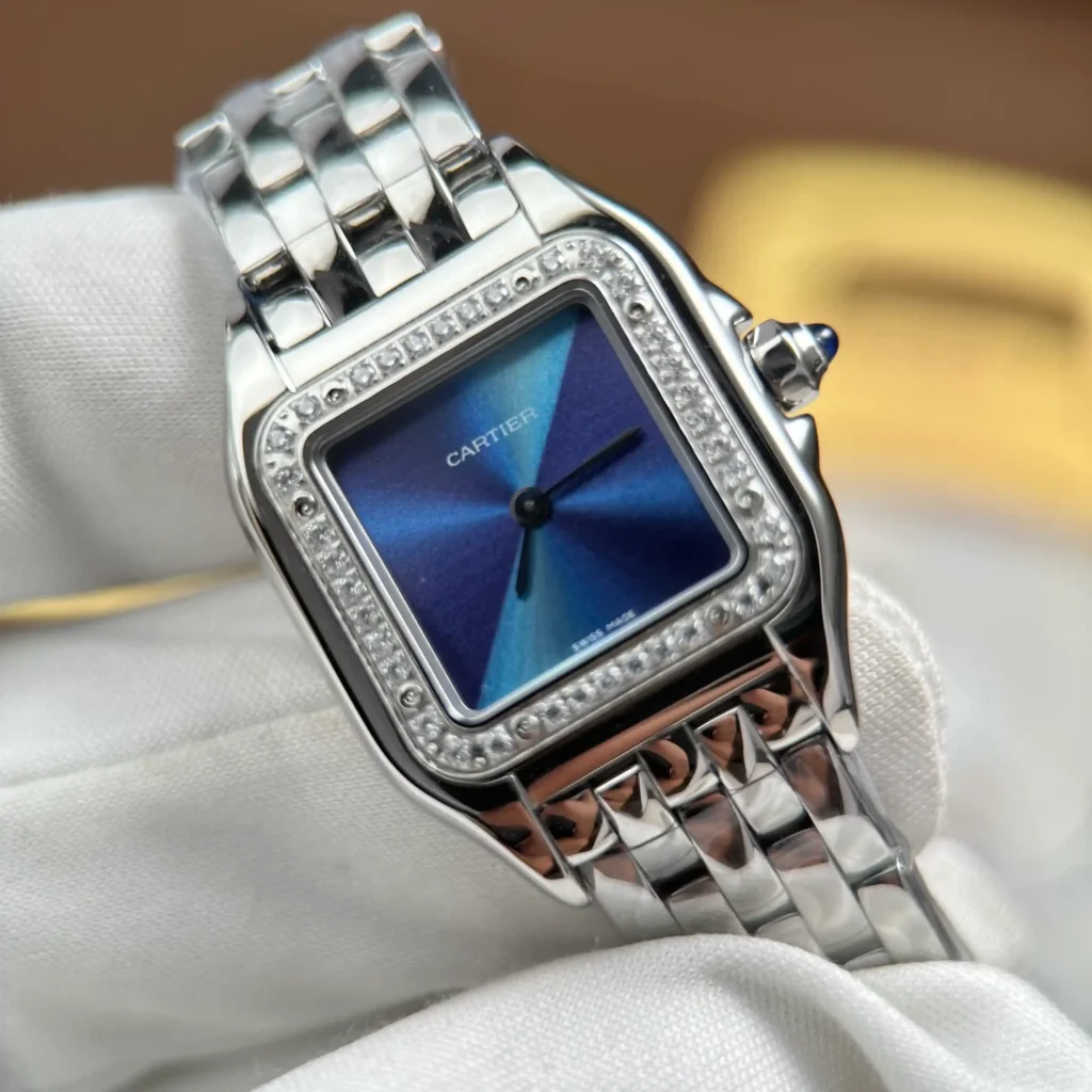 Super Clone Cartier Steel — case and bezel