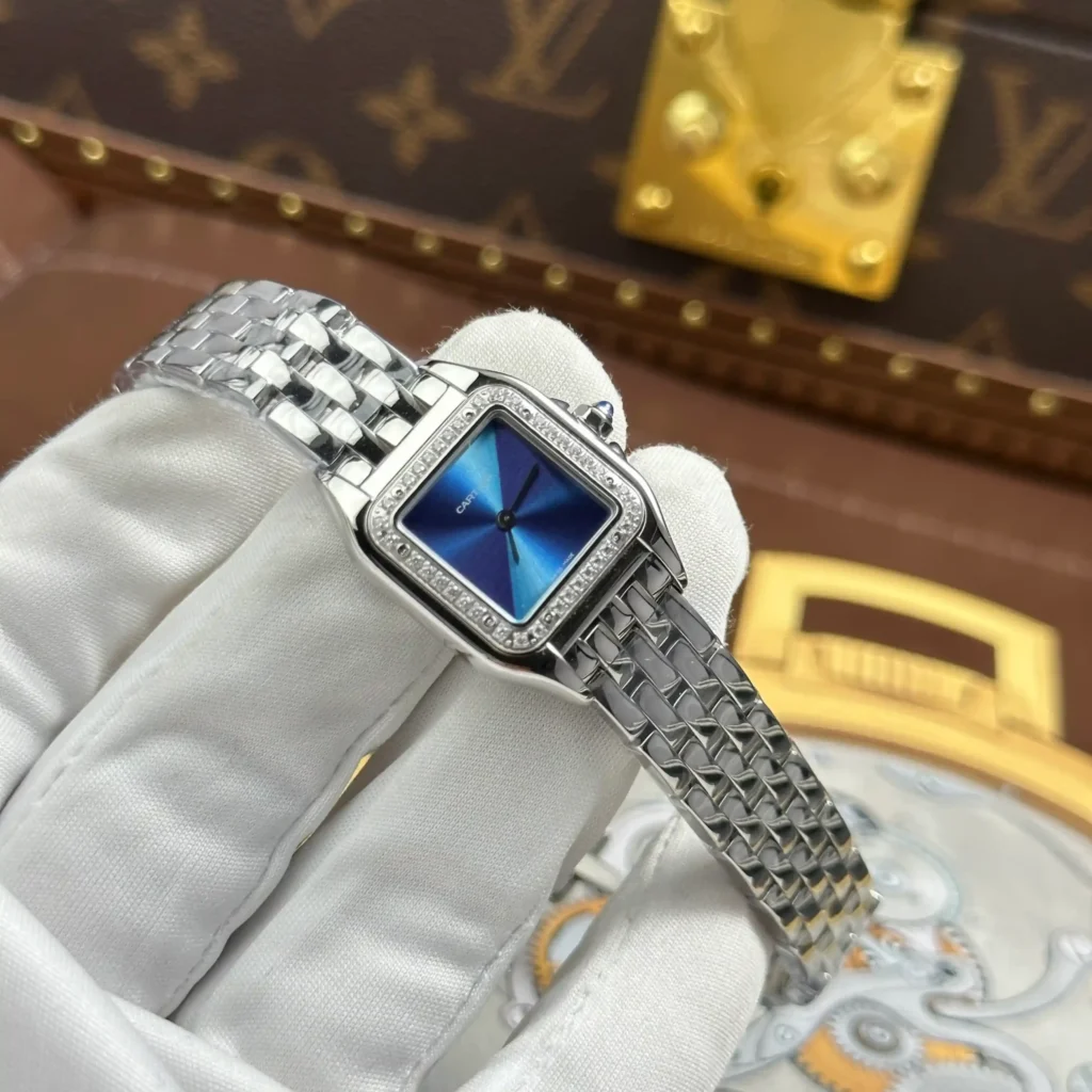 Super Clone Cartier Steel — side profile
