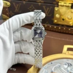 Super Clone Cartier Steel — dial close-up