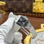 Super Clone Cartier Steel — side profile