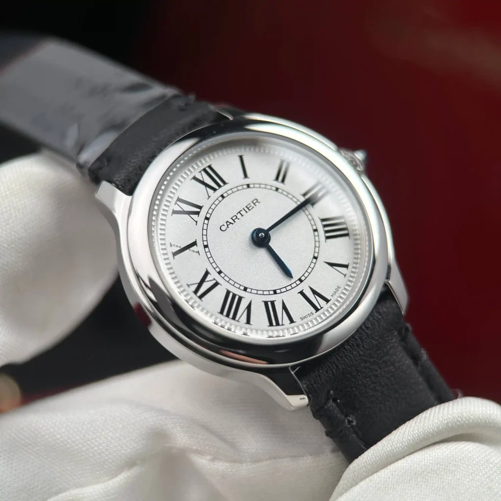 Super Clone Cartier 29mm Steel — clasp and links