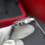 Super Clone Cartier 29mm Steel — movement / caseback view