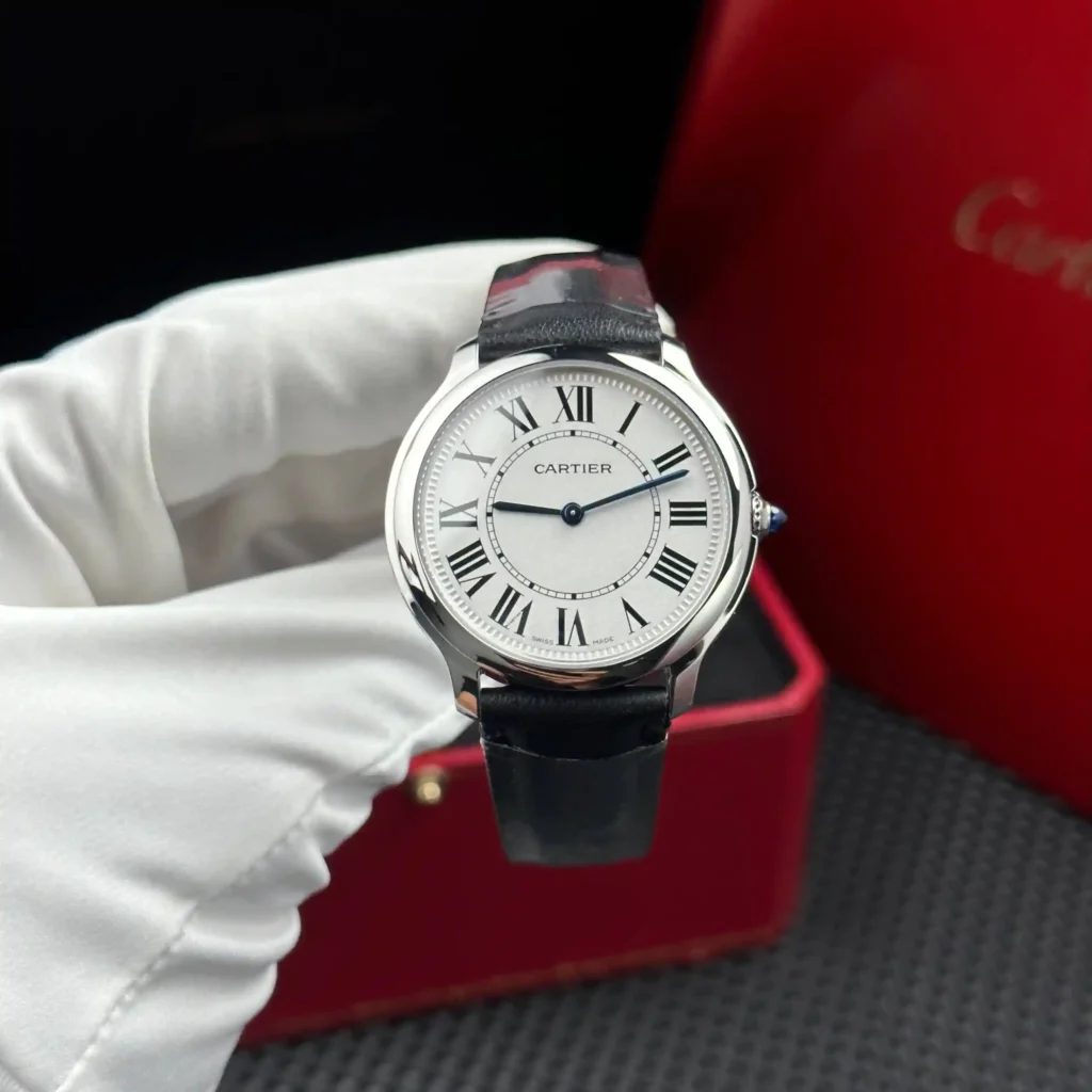 Super Clone Cartier 36mm Steel — case and bezel