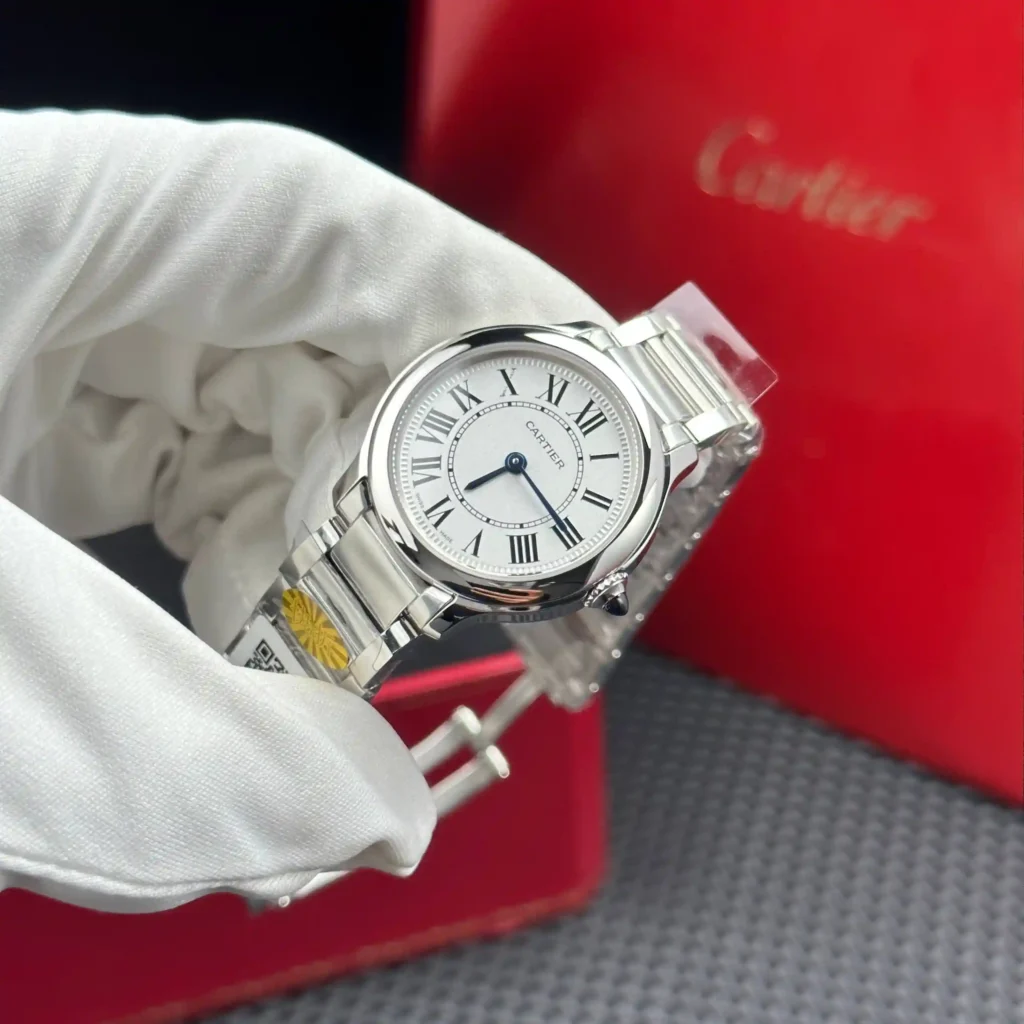 Super Clone Cartier 29mm Steel — case and bezel