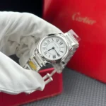 Super Clone Cartier 29mm Steel — case and bezel