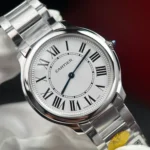 Super Clone Cartier Steel — case and bezel